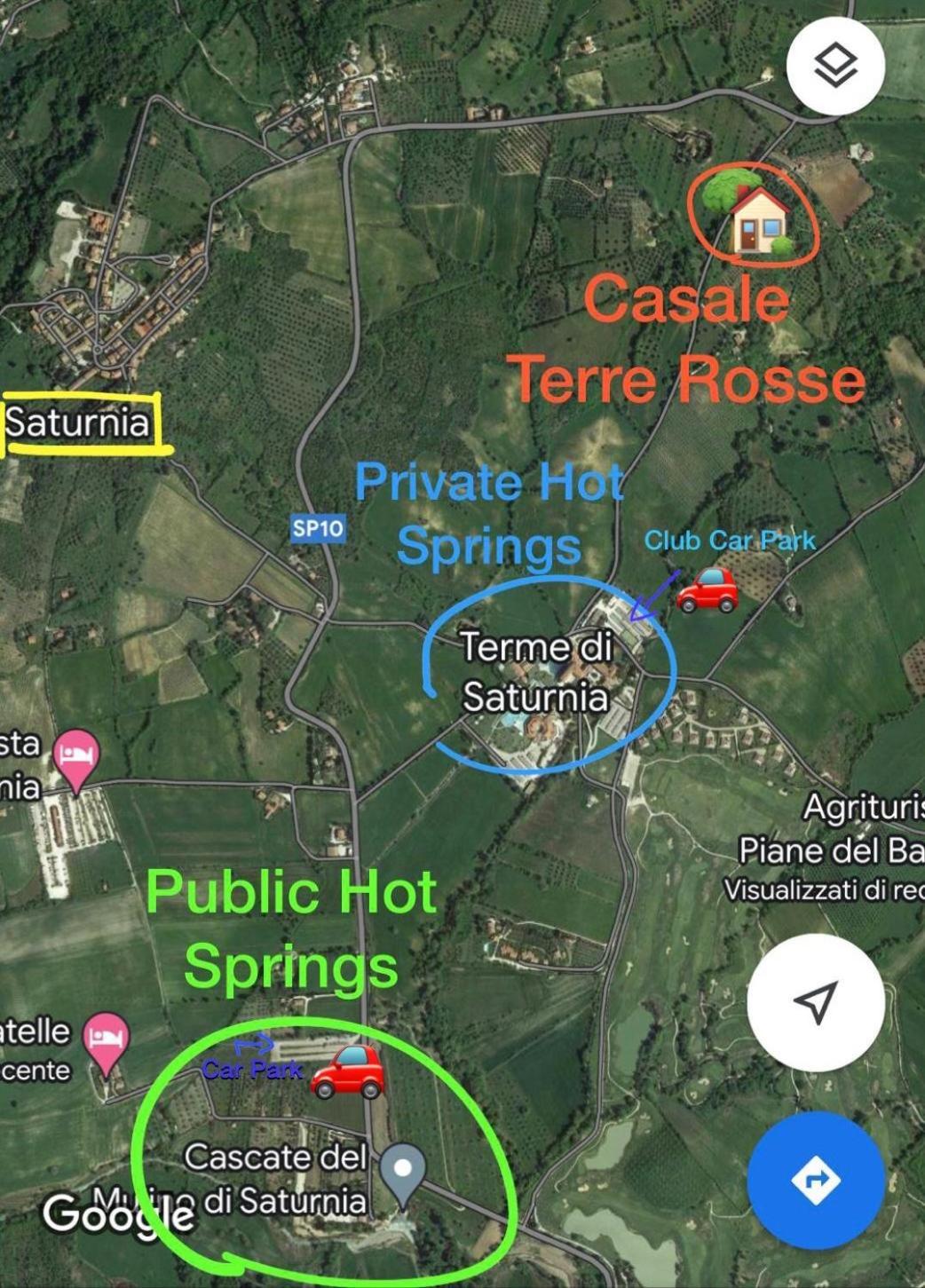 مبيت وإفطار ساتورنيا Casale Terre Rosse المظهر الخارجي الصورة